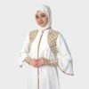 HIKMAT Abaya A6615 White (2)