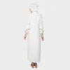 HIKMAT Abaya A6615 White (3)