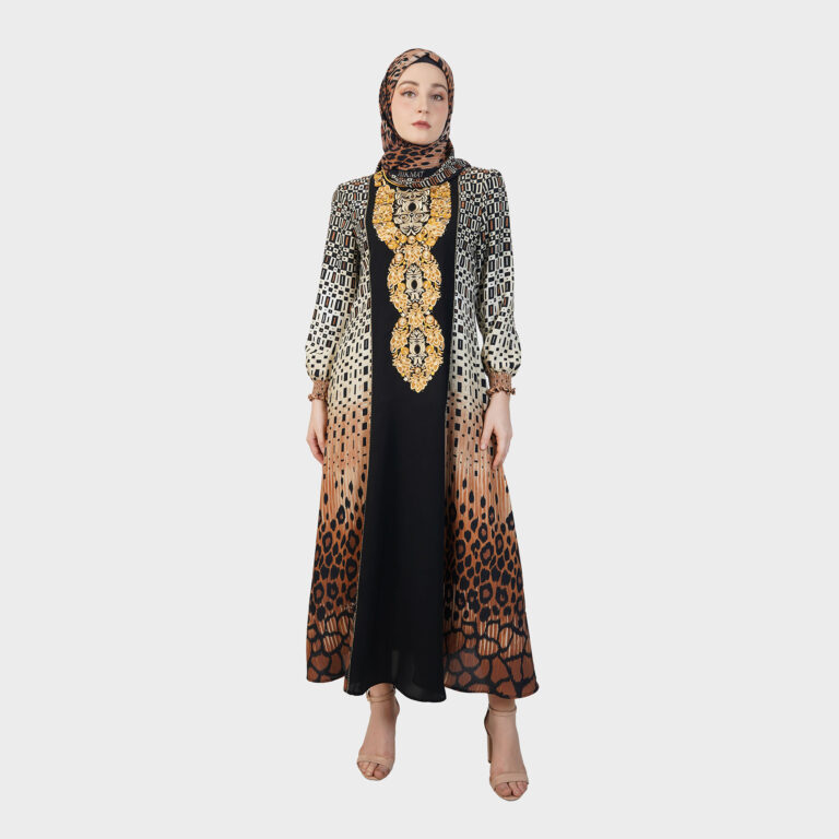 Exotic Echo Jalabiya - Brown