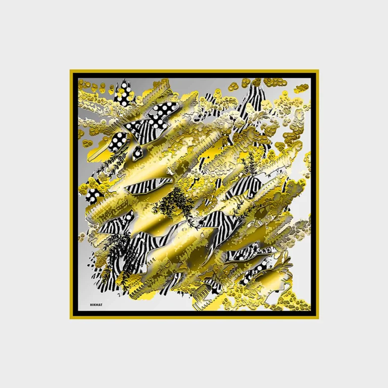 Elysian Veil Headscarf - Yellow