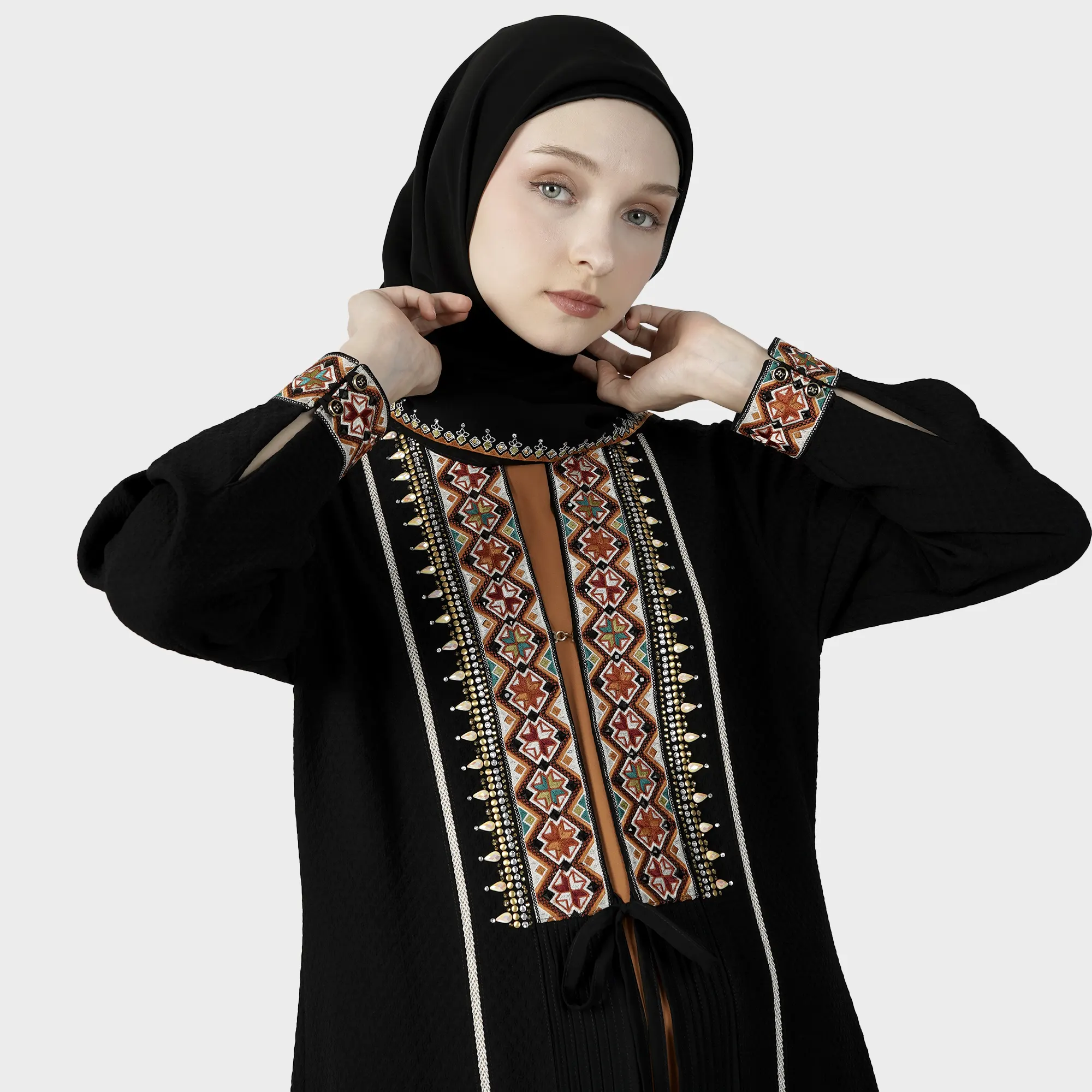 HIkmat Abaya A2267 Black (2)