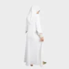 Hikmat ABaya A6623 White (3)