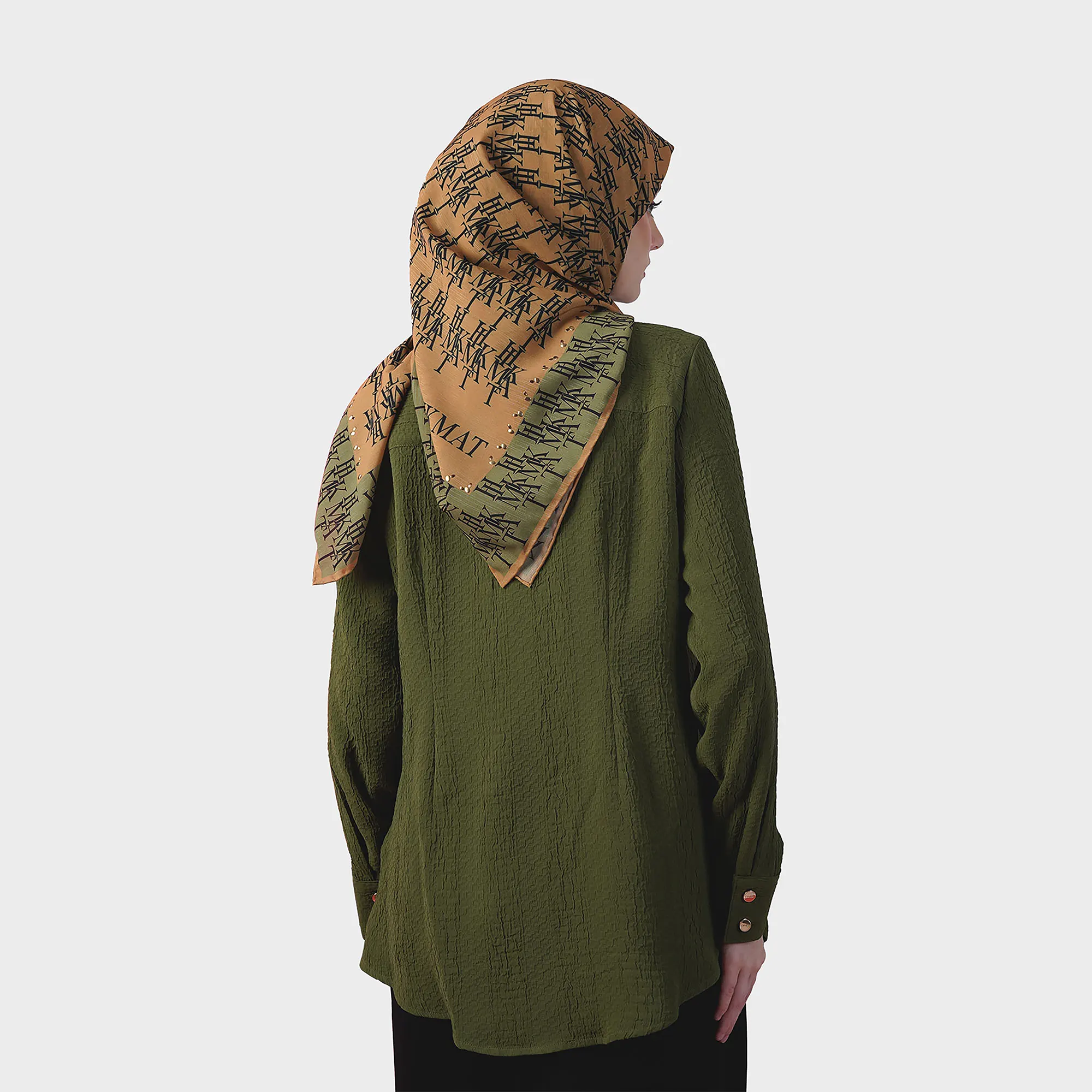 Hikmat Blouse B9824 Green (2)