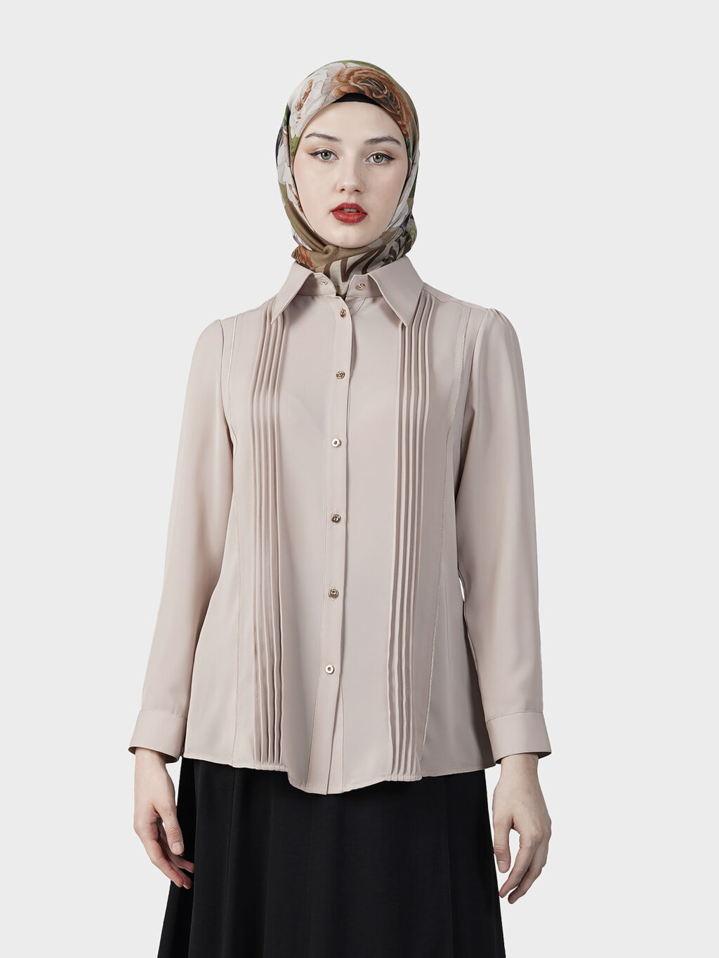 Celeste Pleat Blouse