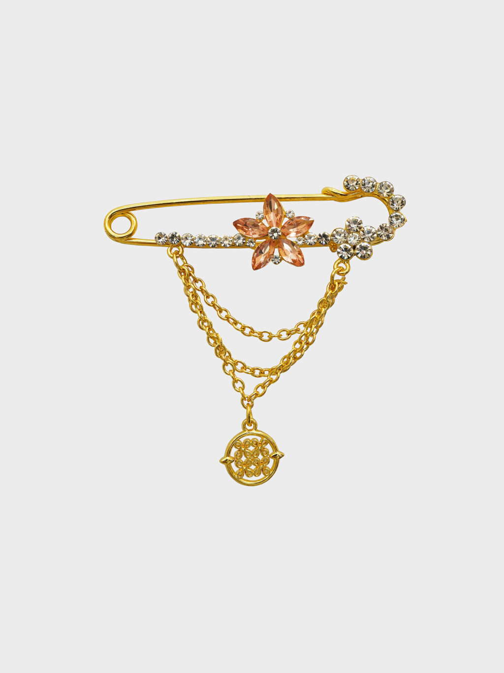 Glittering Vine Brooch