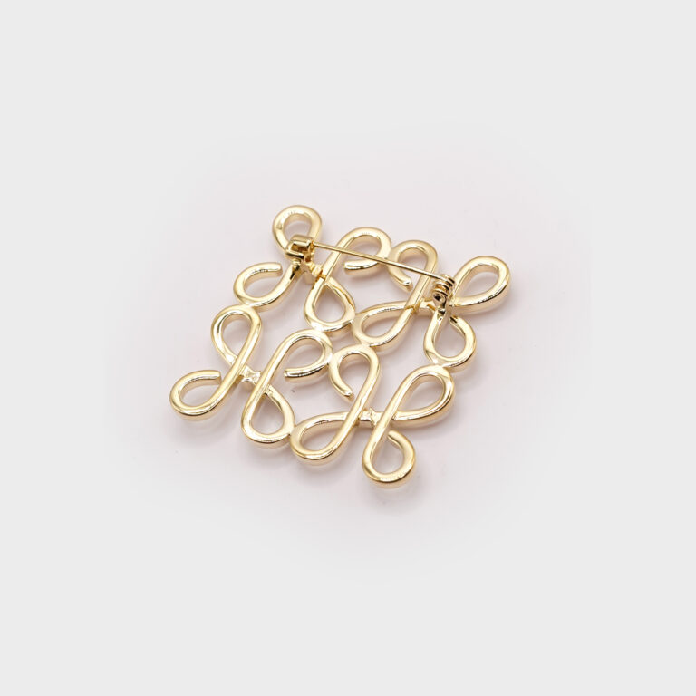 Solis Emblem Brooch - Gold