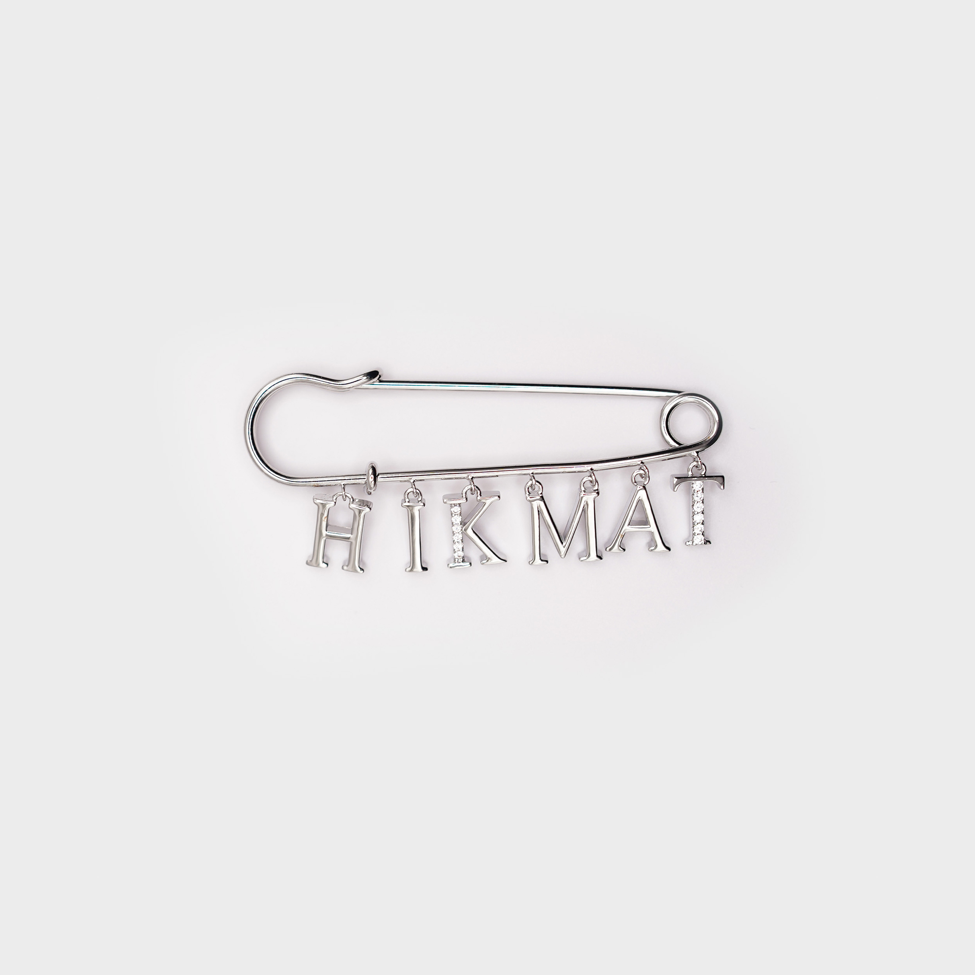 Letteria Emblem Brooch
