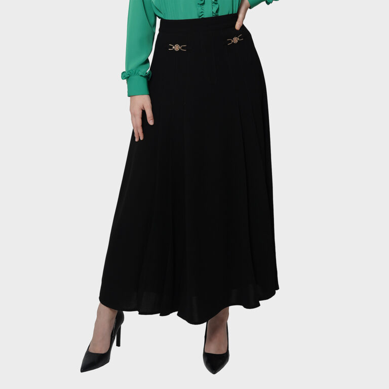 Arabella Flow Skirt - Black