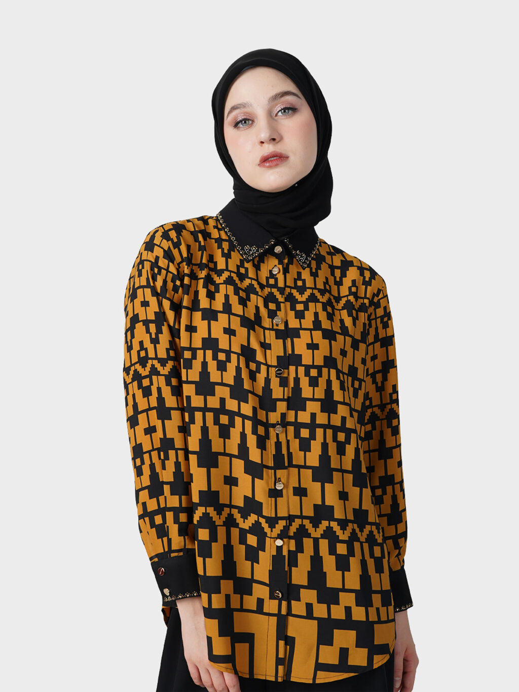 Geometrie Chic Blouse