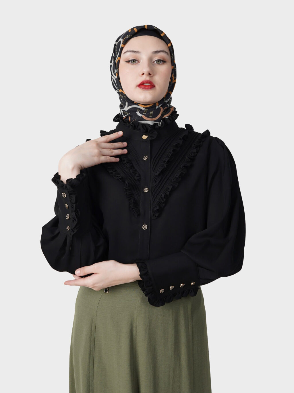 Ruffle Grace Blouse