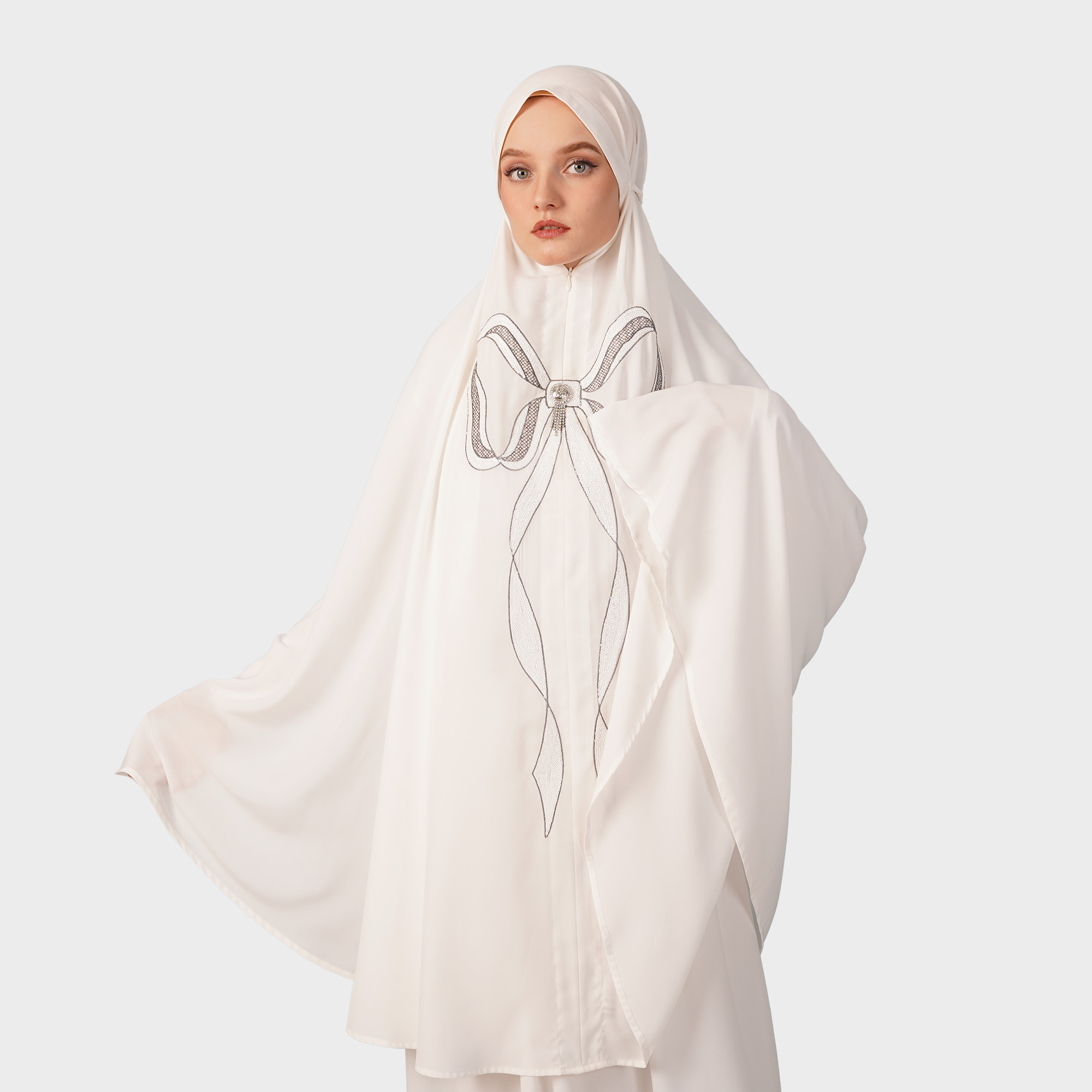 Graceful Bow Mukena
