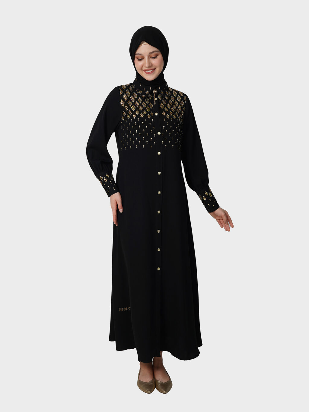 Golden Glint Abaya
