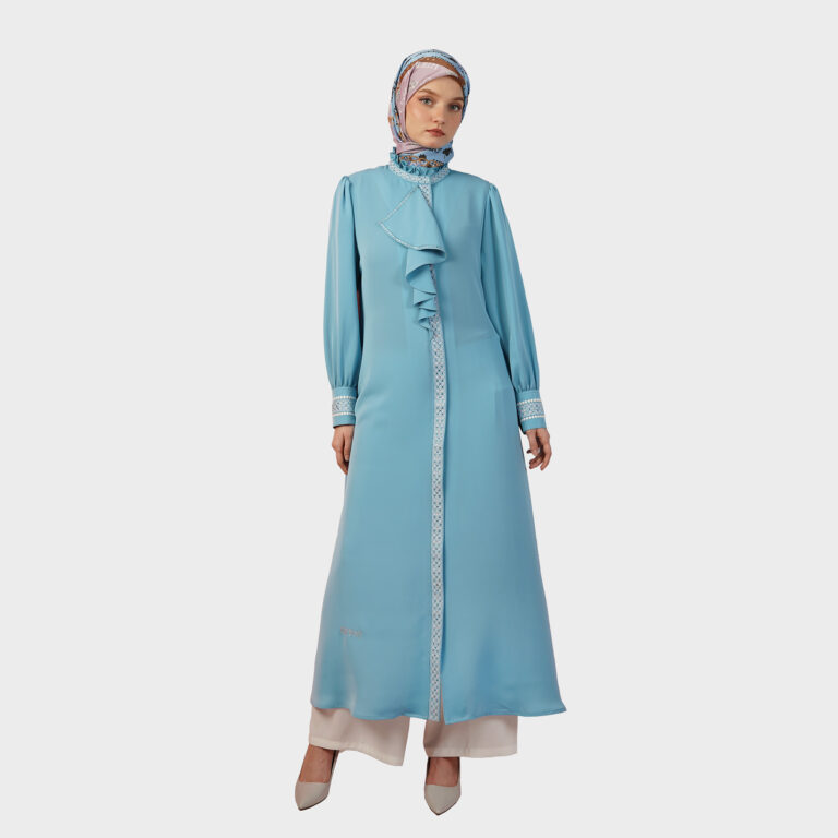 Solis Velare Abaya - Blue