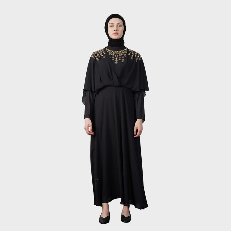 Heavenly Flow Abaya - Black