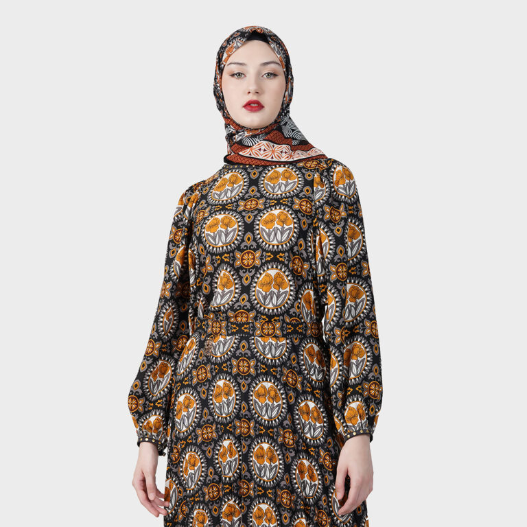 Luxe Folium Blouse - Black