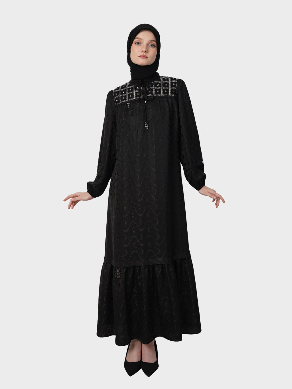 Luxe Grid Dress