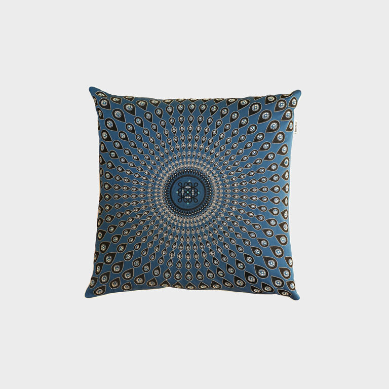 Cosmic Harmonic Pillow - Blue