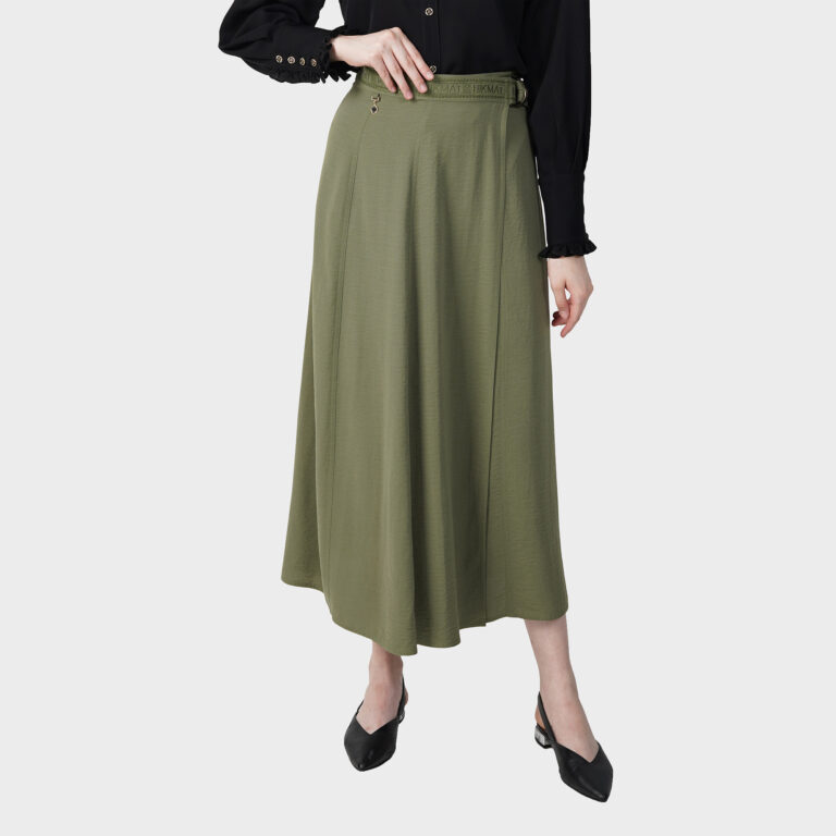 Luxe Swing Skirt - Green