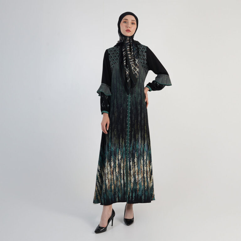 Mysteera Arte Abaya - Green
