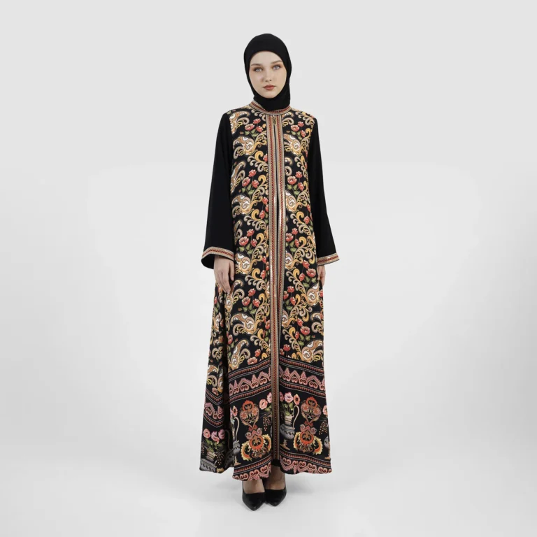 Florcrest Era Abaya - Black