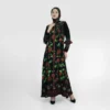 HIKMAT Abaya A1427 Black (1)