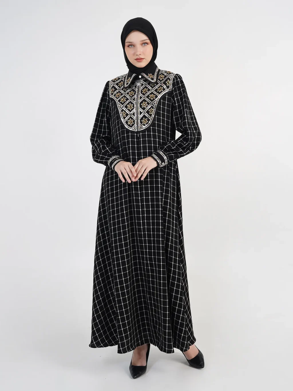 Couture Grid Abaya