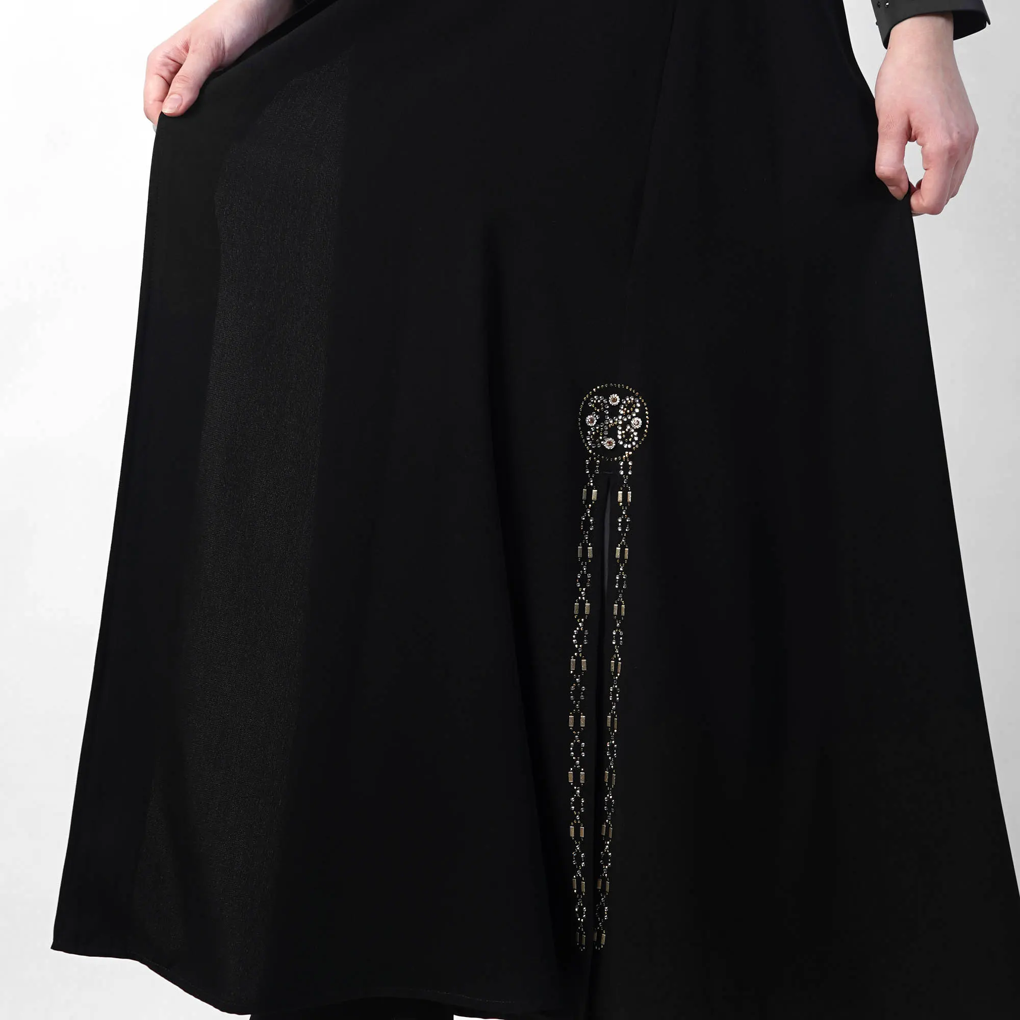 HIKMAT Abaya A3828 Black (4)