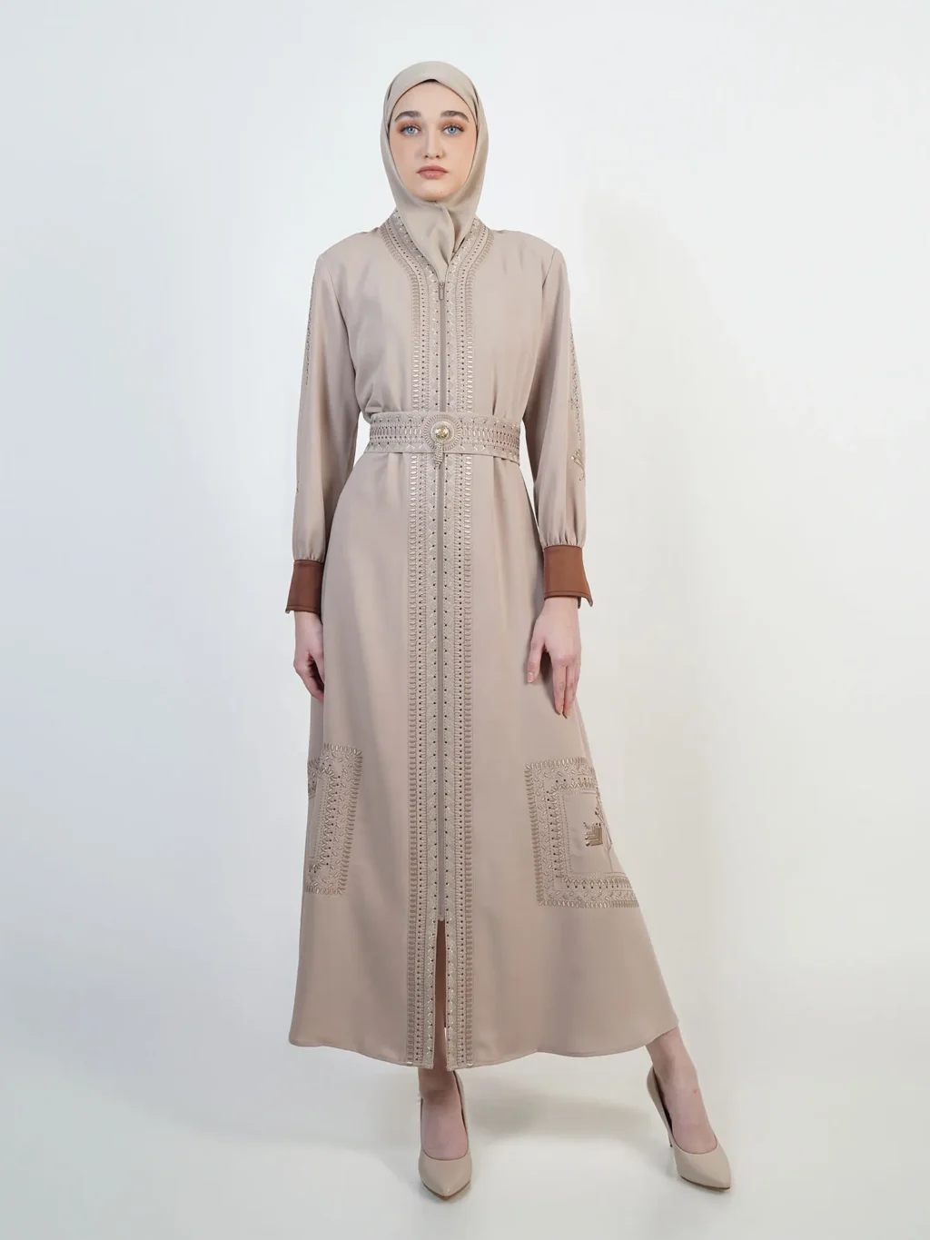 Zahra Gold Serene Abaya