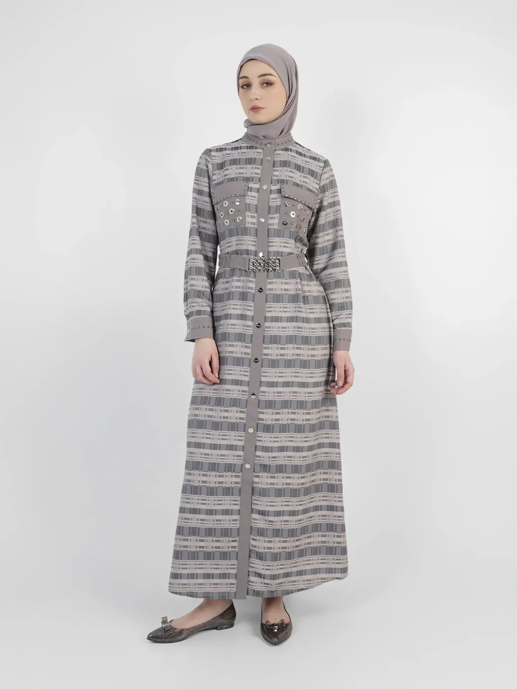 Modanah Grid Abaya