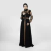 HIKMAT Abaya EA3012 Black (1)