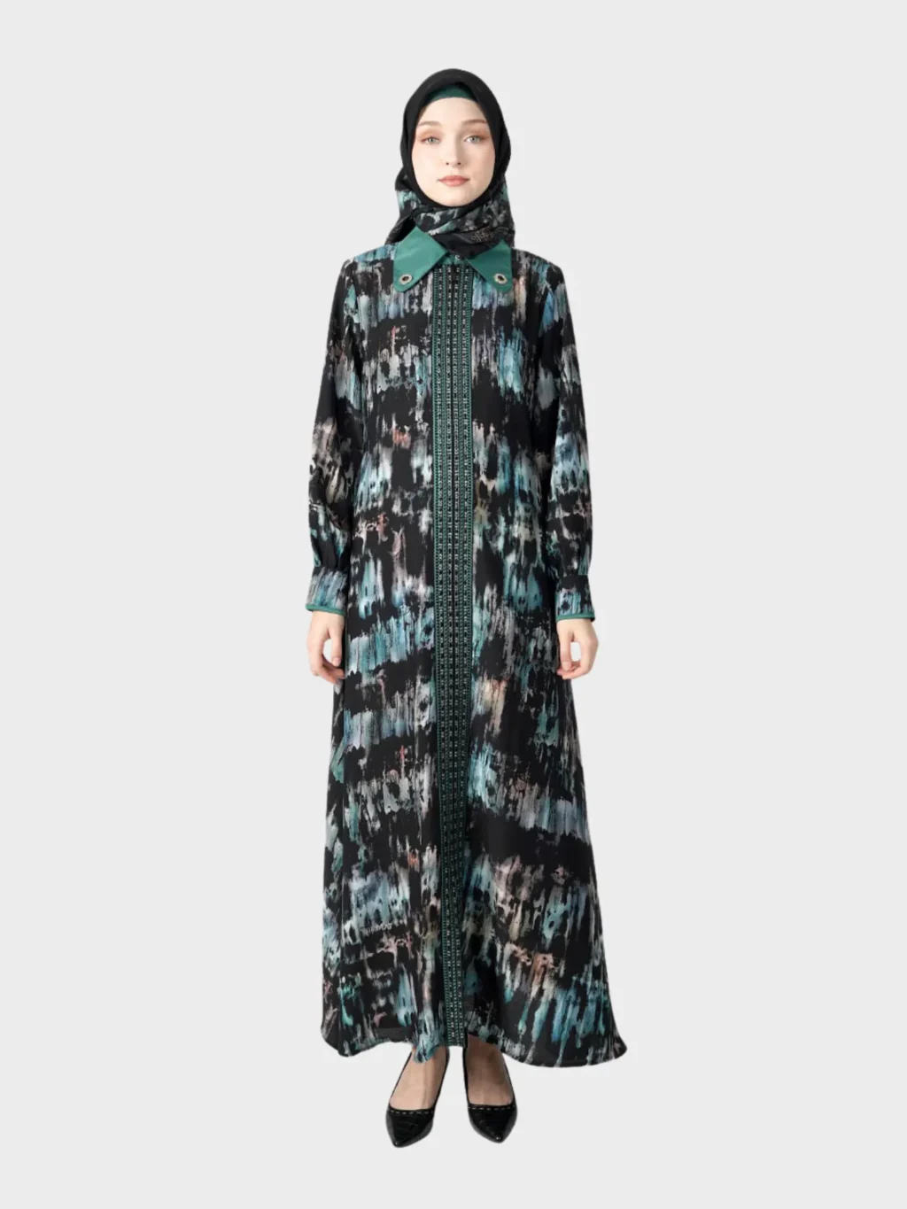 Sable Radiance Abaya