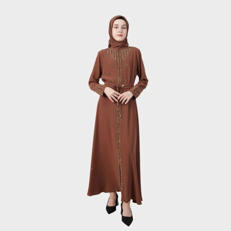 Eclipse Twilight Abaya - Brown