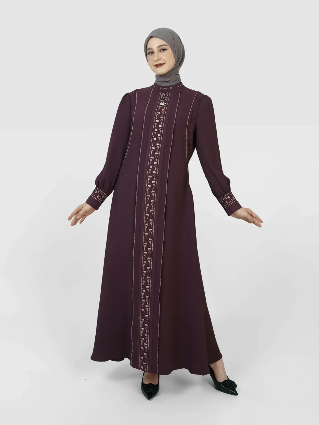 Embossa Flow Abaya