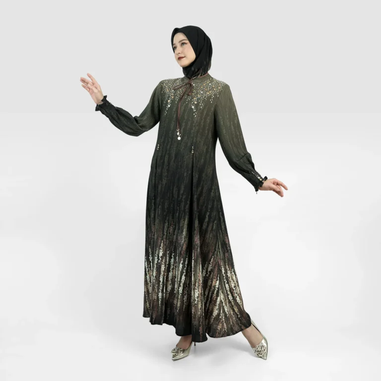 Orna Flux Abaya - Brown