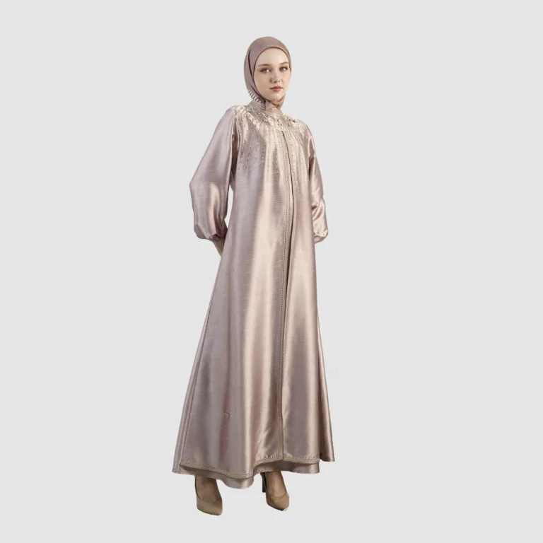 Rainfall de Luxe Abaya - Brown
