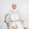 HIKMAT Abaya EA3012 White (2)