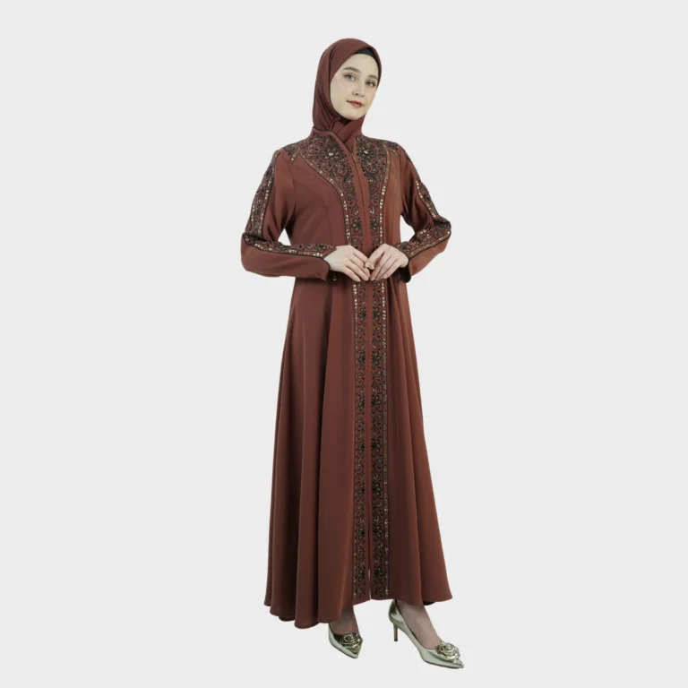 Mirage Royale Abaya - Brick