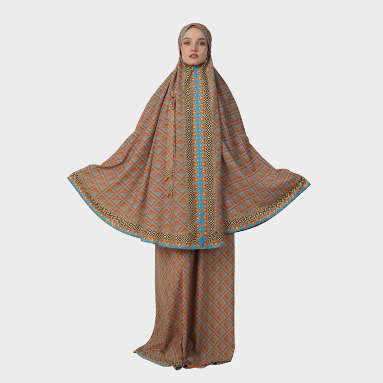 Sacred Stitches Mukena - Orange