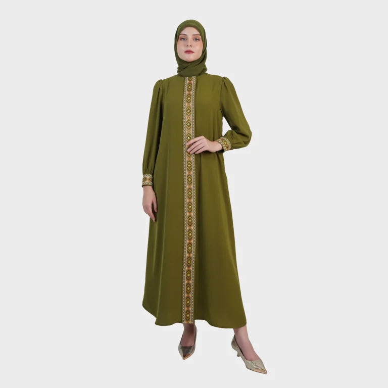 Eth Linea Abaya - Green