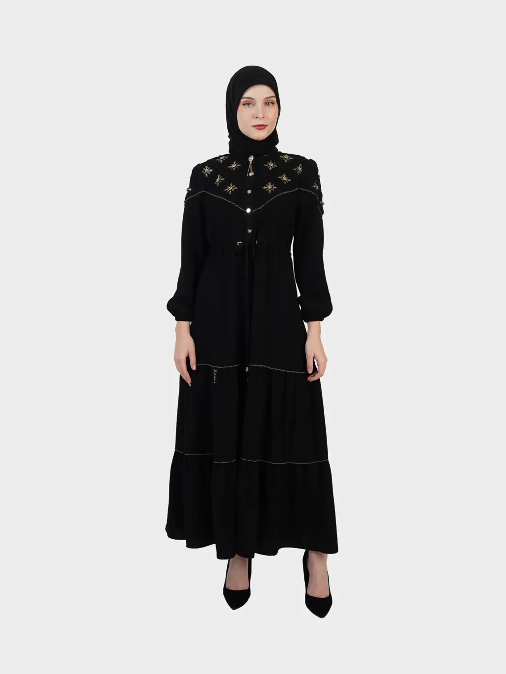 Elazya Grid Dress