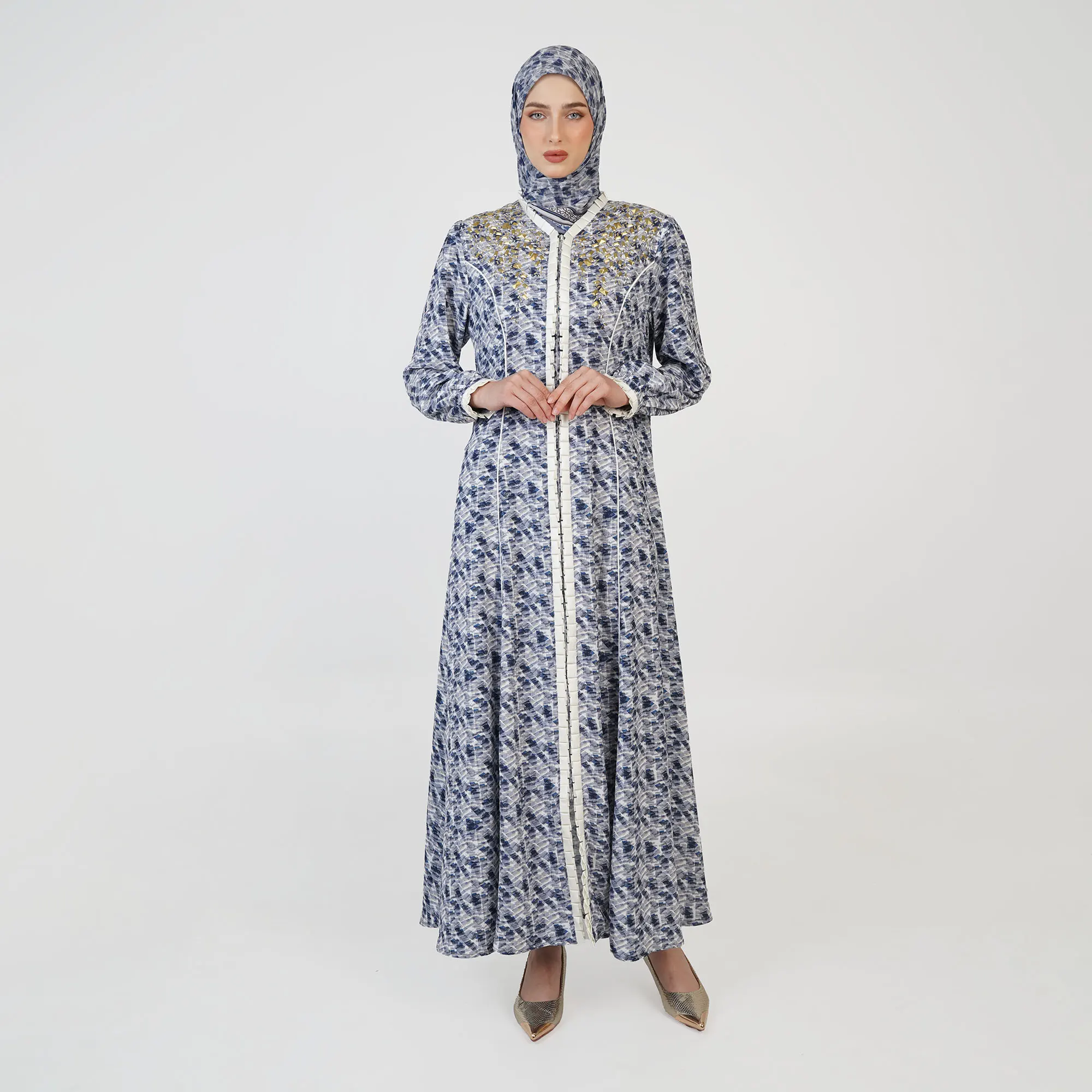 Elazya Grid Dress (salin) (salin) (salin)