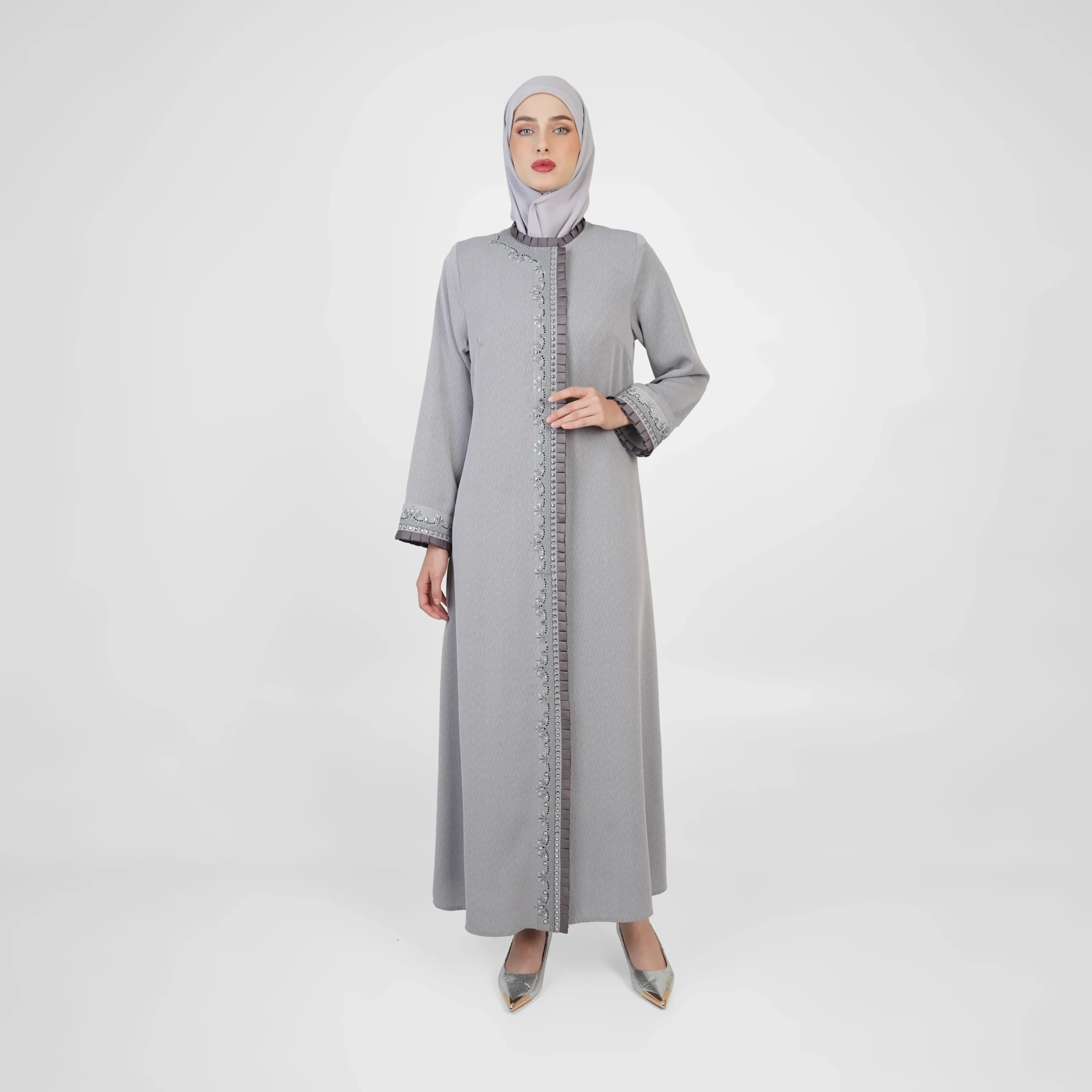 Elazya Grid Dress (salin) (salin) (salin) (salin)