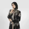 HIKMAT Abaya A4129 Black (2)