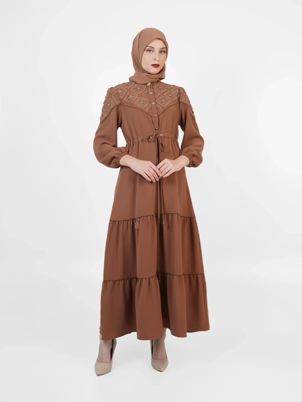 Elazya Grid Dress