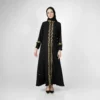 HIKMAT Abaya A2282 Black (1)