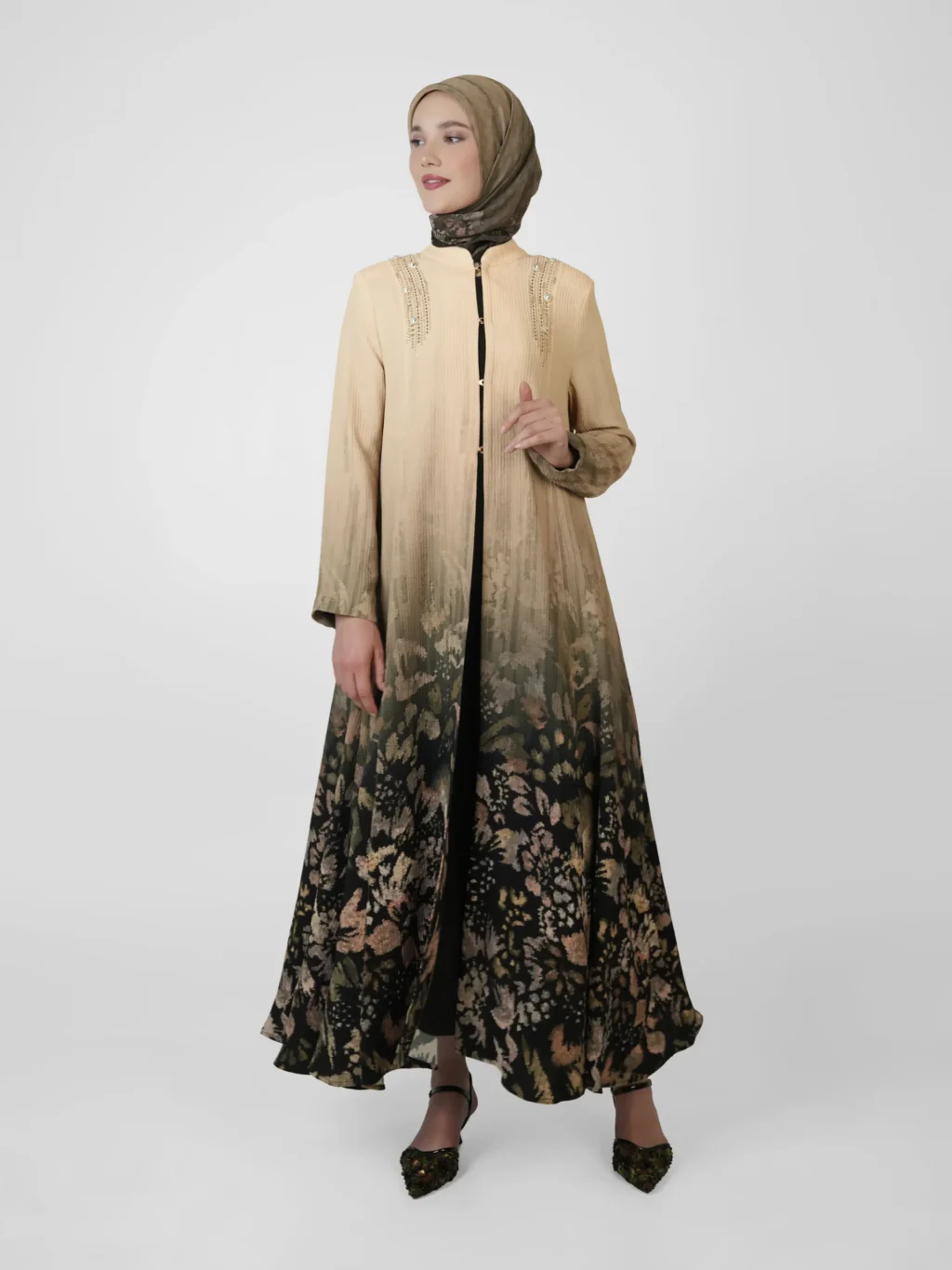 Florielle Mist Abaya