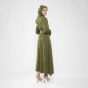 HIKMAT Abaya A3845 Green (2)
