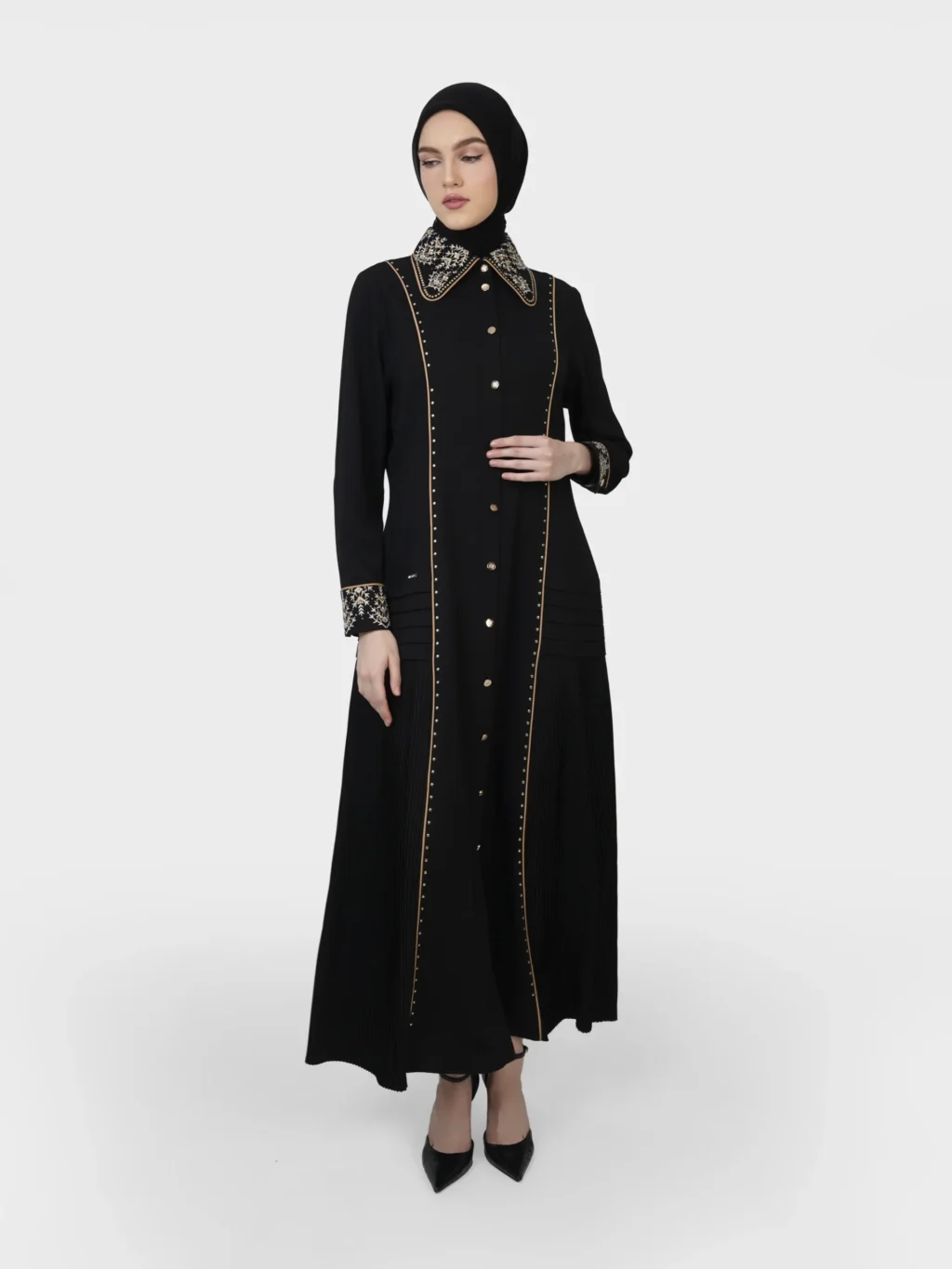 Plisse Royale Abaya