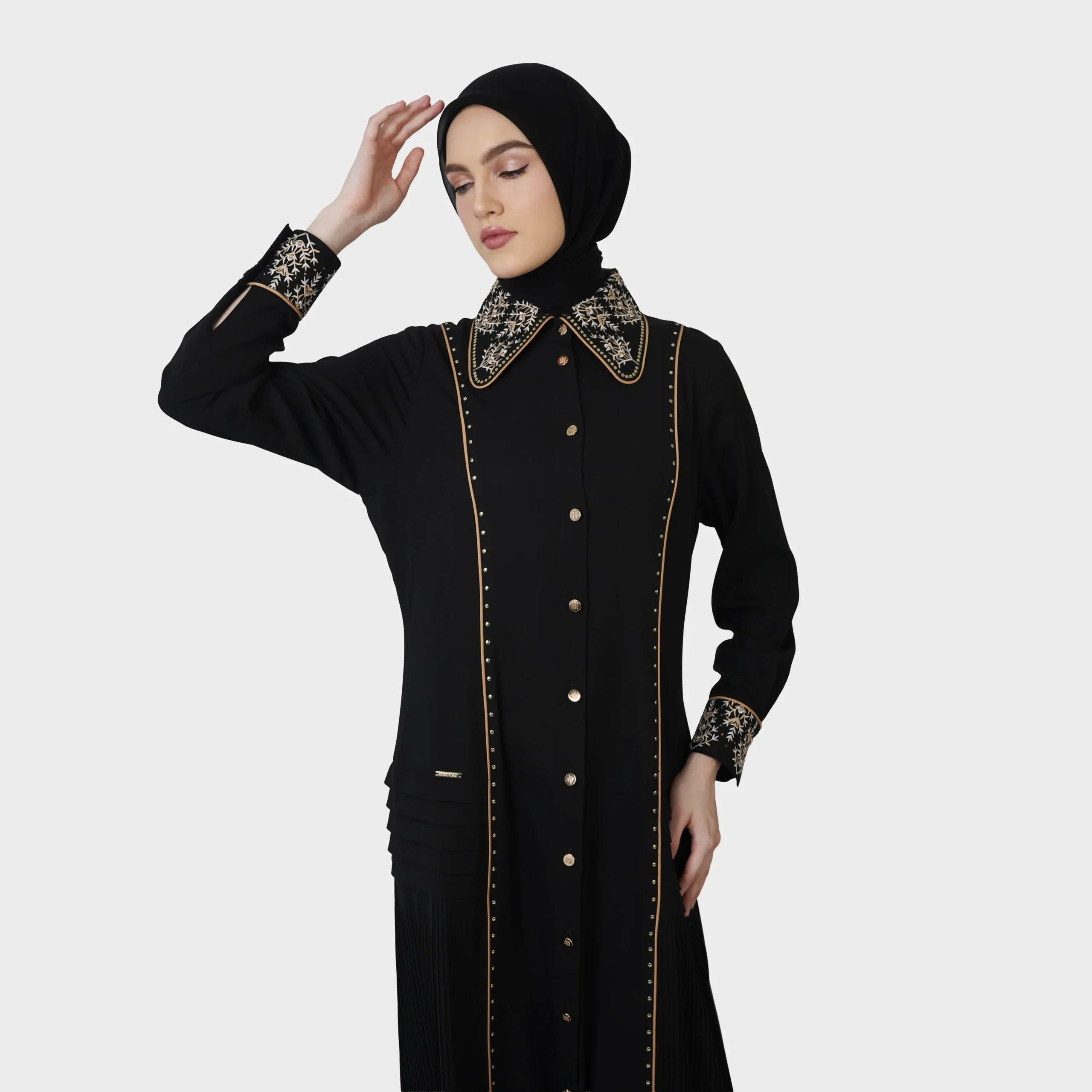 Plisse Royale Abaya