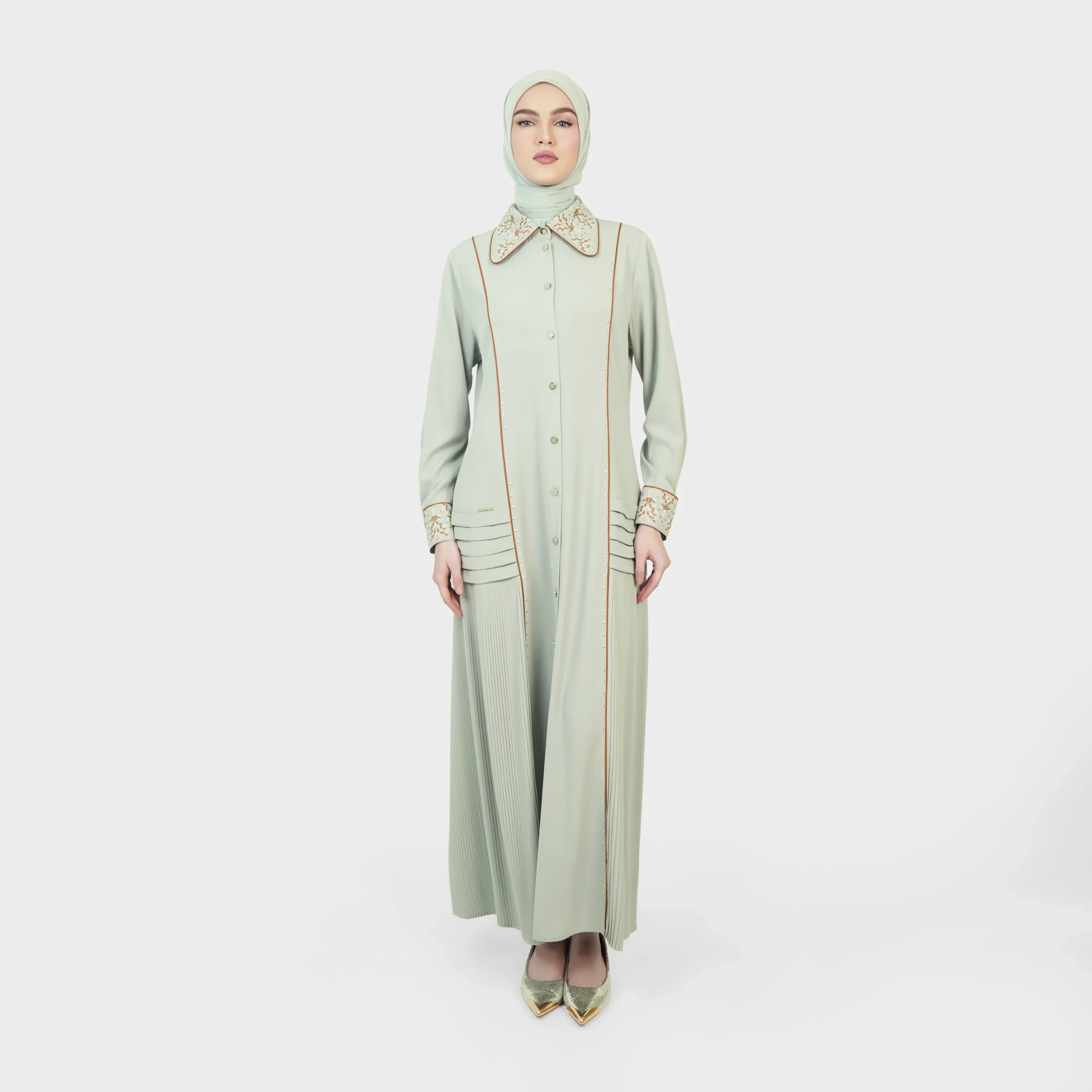 Plisse Royale Abaya